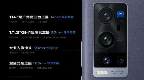 微云台+超大底 vivo X60 Pro+专业影像旗舰发布