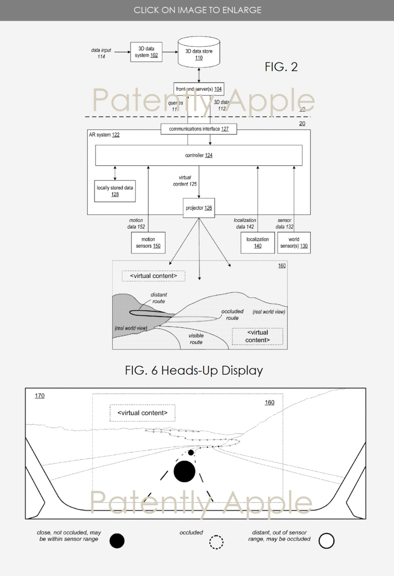 苹果新获三项泰坦项目专利 含3D AR抬头显示屏、新安全气囊系统等