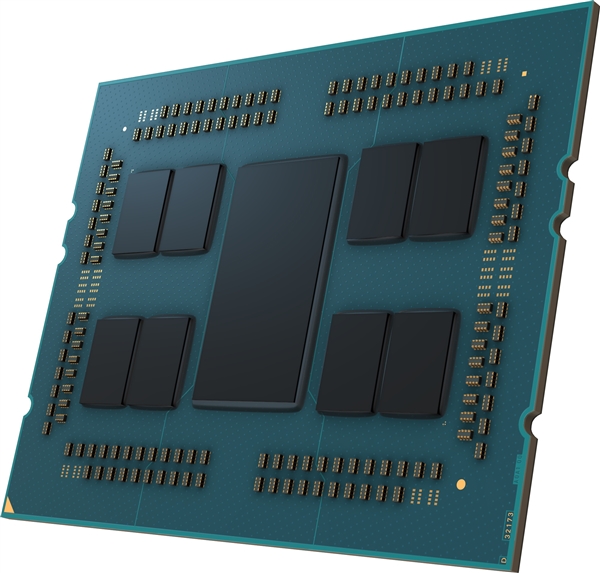 AMD第三代EPYC官方美图赏：掀开顶盖 叹为观止