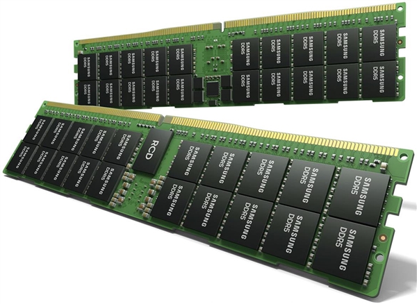 三星宣布开发出业内首条512GB DDR5内存：频率高达7200MHz