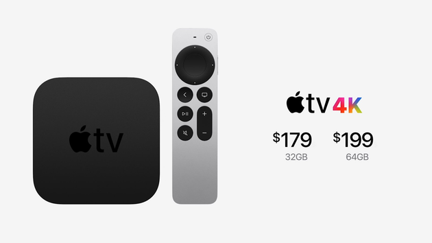 搭载A12芯片 苹果新Apple TV 4K 售价179美元起