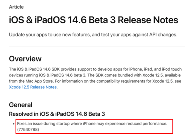 iOS 14.5.1 出现「随机降频」，固件更新可能是一把「双刃剑」
