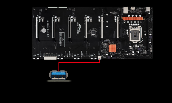 华擎发布H510挖矿专用主板：六条PCIe 3.0 x16插槽