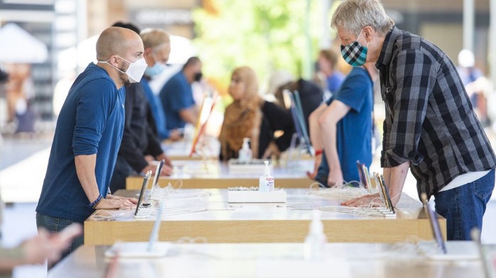 苹果将试点“弹性零售”计划：零售员工可在店/居家混合办公