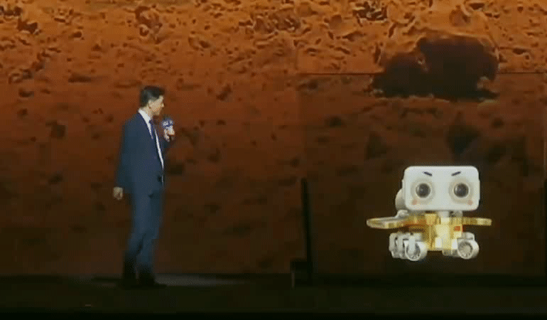 
            李彦宏喊话首个火星车数字人：“总有一天你们能在火星见面”