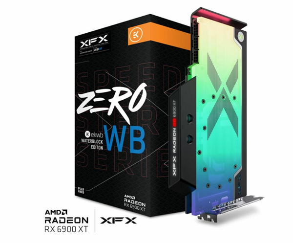 冲击3GHz限制！讯景推出Radeon RX 6900 XT Speedster ZERO WB水冷显卡