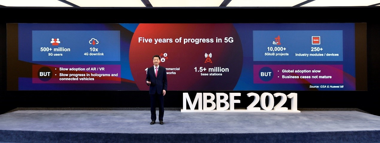 华为胡厚崑：全球5G To B项目过万，其中一半在中国
