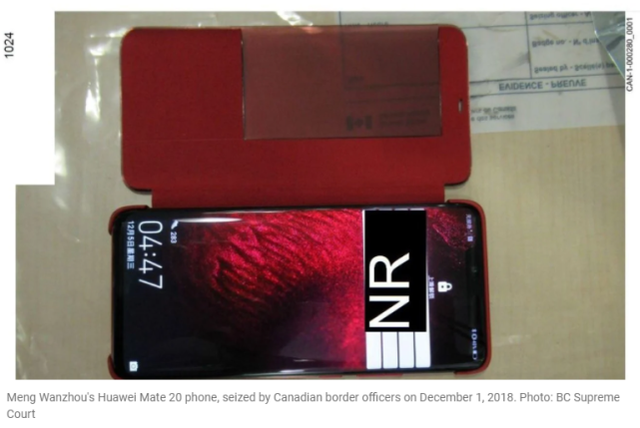 加拿大法院下令警方销毁孟晚舟案重要证据，归还电子设备
