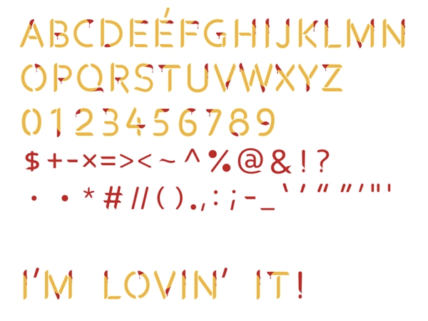 麦当劳授权薯条字体开源免费用 网友吐槽“万圣节”既视感