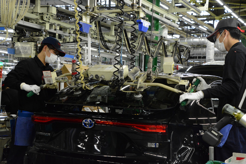 供应紧张状况得到缓解 日本汽车产量4个月来首次上涨