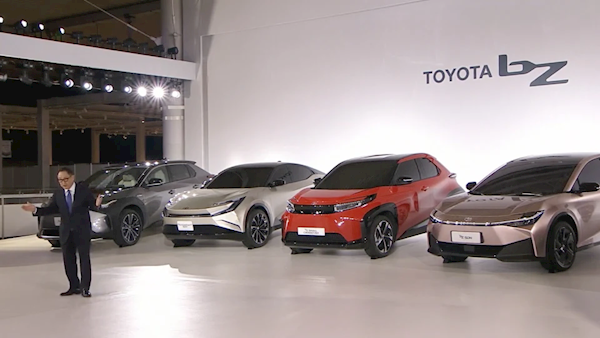 丰田15款全新电动车正式发布 涵盖轿车、SUV、皮卡、超跑