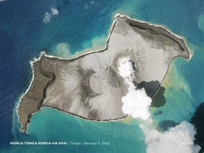汤加火山喷发搅动半个地球，“1000颗原子弹”威力影响几何？