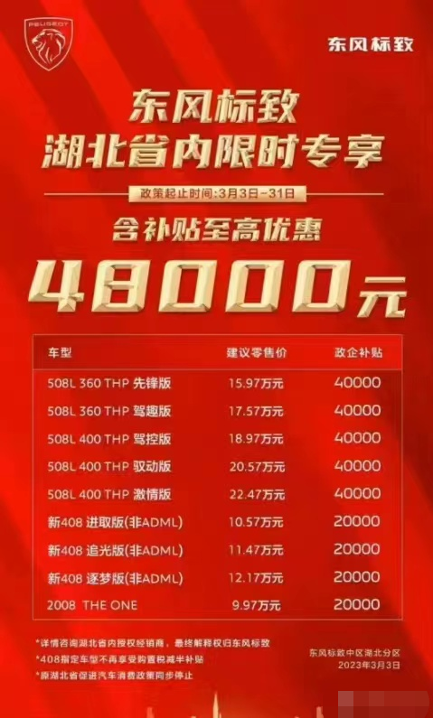 湖北省现购车狂潮：东风系多品牌最高降9万遭疯抢 部分车型卖断货