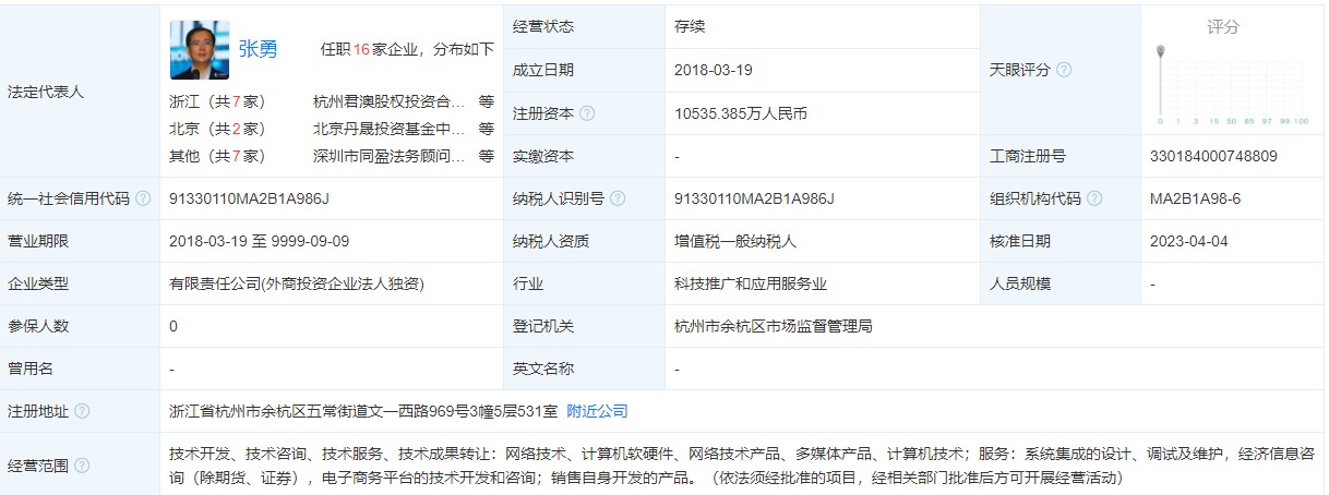注册资本由122亿减至1.05亿！阿里相关人士回应：网传“杭州阿里巴巴应监管要求减资”消息不实