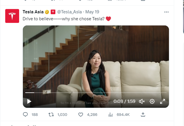 特斯拉“放下身段”，发布第一条商业广告