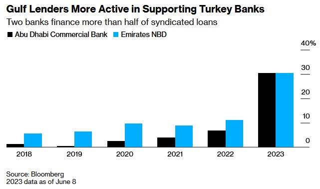 西方银行撤退之际 阿联酋银行增加对土耳其银行贷款