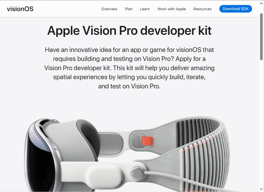 苹果新动作！向开发者提供头显设备Vision Pro 但用完要还回来